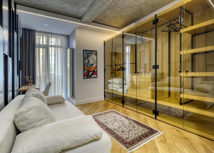 Апартаменти Penthouse Floreasca Бухарест